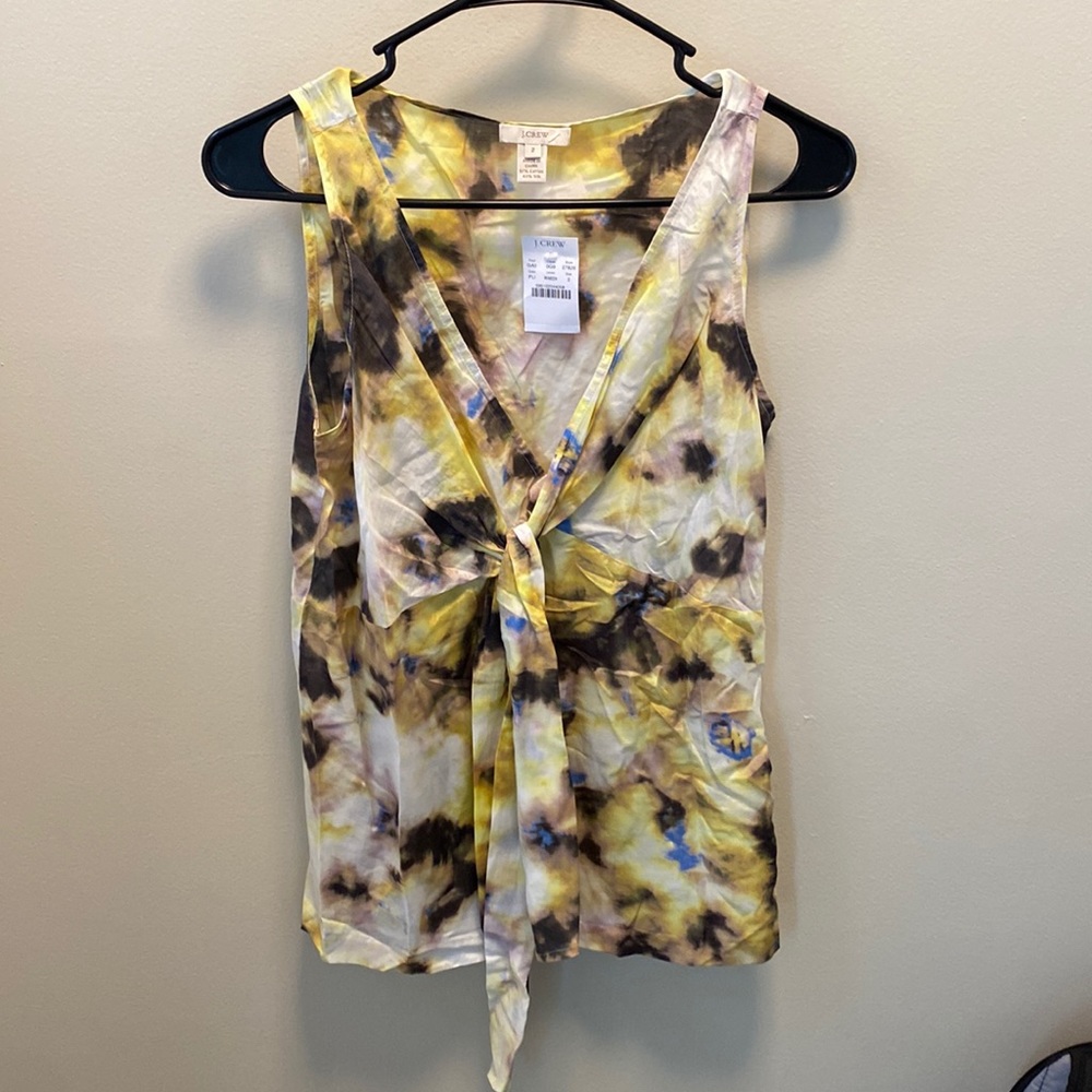 J. crew Silk blend NWT women’s top blouse size 2